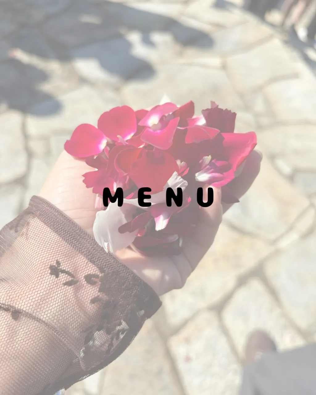 MENUの名前は、私の好きな漢字で♡�